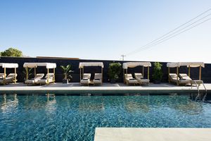 Bios Santorini, Vegan Boutique Hotel outdoor area pool at The Noverian Bios Santorini, Vegan Boutique Hotel in Santorini