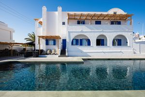 Bios Santorini, Vegan Boutique Hotel outdoor area pool at The Noverian Bios Santorini, Vegan Boutique Hotel in Santorini