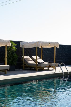 Bios Santorini, Vegan Boutique Hotel outdoor area pool at The Noverian Bios Santorini, Vegan Boutique Hotel in Santorini