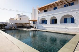 Bios Santorini, Vegan Boutique Hotel outdoor area pool at The Noverian Bios Santorini, Vegan Boutique Hotel in Santorini