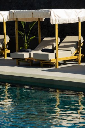 Bios Santorini, Vegan Boutique Hotel outdoor area pool at The Noverian Bios Santorini, Vegan Boutique Hotel in Santorini