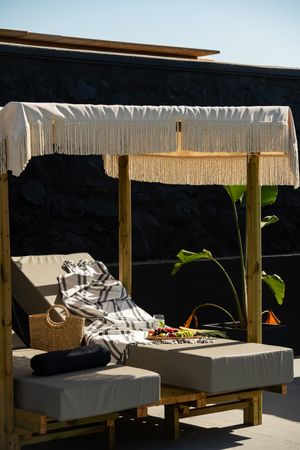 Bios Santorini, Vegan Boutique Hotel outdoor area pool at The Noverian Bios Santorini, Vegan Boutique Hotel in Santorini