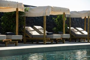 Bios Santorini, Vegan Boutique Hotel outdoor area pool at The Noverian Bios Santorini, Vegan Boutique Hotel in Santorini