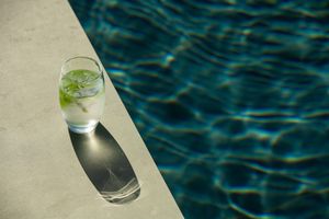 Bios Santorini, Vegan Boutique Hotel outdoor area pool at The Noverian Bios Santorini, Vegan Boutique Hotel in Santorini