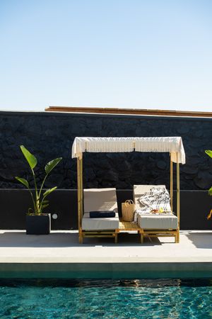 Bios Santorini, Vegan Boutique Hotel outdoor area pool at The Noverian Bios Santorini, Vegan Boutique Hotel in Santorini