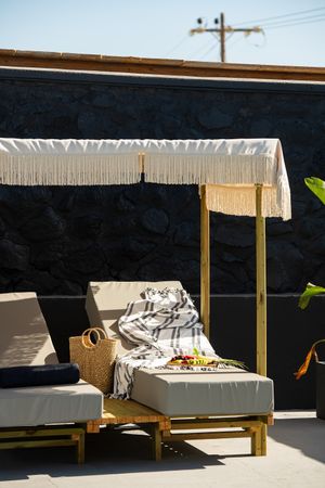 Bios Santorini, Vegan Boutique Hotel outdoor area pool at The Noverian Bios Santorini, Vegan Boutique Hotel in Santorini