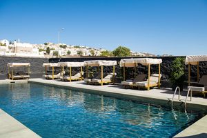 Bios Santorini, Vegan Boutique Hotel outdoor area pool at The Noverian Bios Santorini, Vegan Boutique Hotel in Santorini