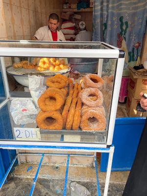 Sfenj morrocan vegan donut  at Moroccan Doughnuts Sfenj in Essaouira