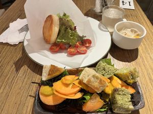  My lunch  at Bio Cafe in Tokyo