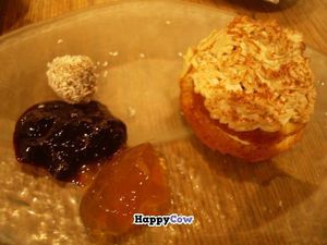 Vegan Mont blanc. at Bio Cafe in Tokyo