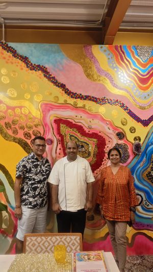 We With Great Chef Arvind at Panchamrit - Rudra Sahashrara in Ubud