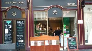 Part of the yoga school. at Roots in Stirling