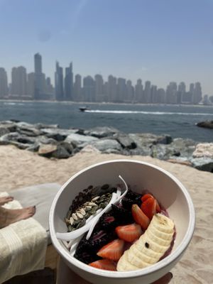 Açaí bowl   at Be Beach in Dubai