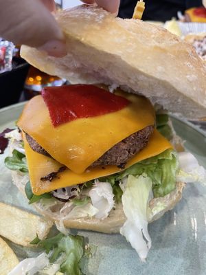 Hamburguesa vegana  at Wakanda Ourense in Ourense