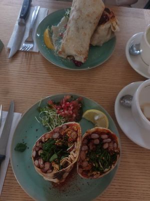 Breakfast burrito at Good One Café - Schanze in Hamburg