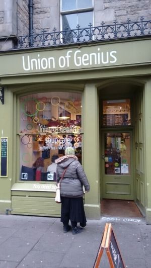 small at Union Of Genius in Edinburgh