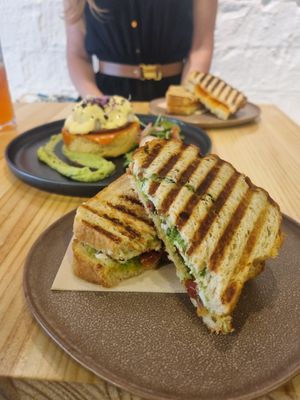 Capresse sandwich at Asante in Barcelona