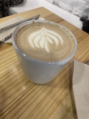 Chai latte  at Asante in Barcelona