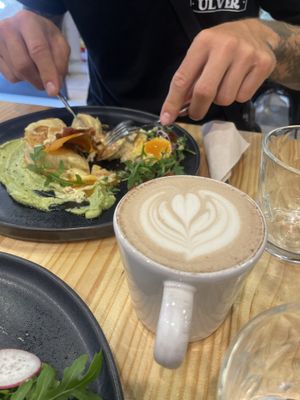 Chai latte!  at Asante in Barcelona