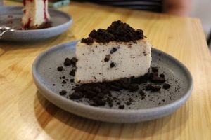 Oreo cheesecake at Asante in Barcelona