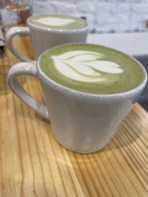 Matcha latte   at Asante in Barcelona