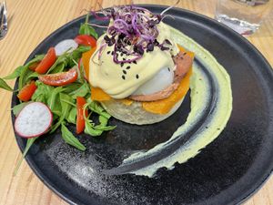 Egg benedict  at Asante in Barcelona