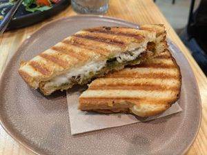 Pesto caprese at Asante in Barcelona