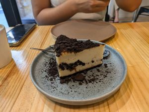 Oreo cheesecake at Asante in Barcelona