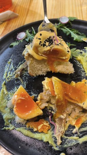 Egg(cutted) at Asante in Barcelona