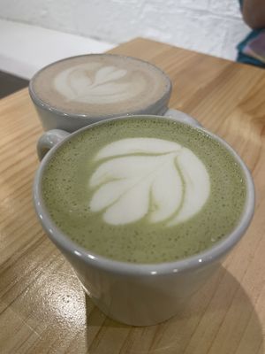 Lattes  at Asante in Barcelona