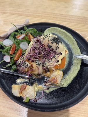 Eggs benedikt vegan   at Asante in Barcelona