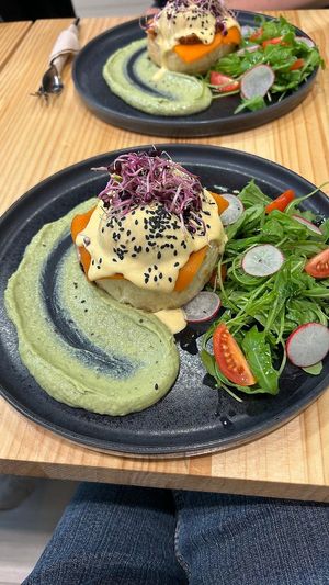 Eggs Benedictt  at Asante in Barcelona