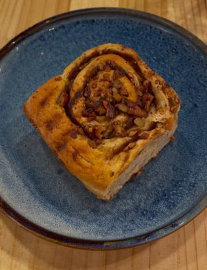 Cinnamon roll  at Asante in Barcelona