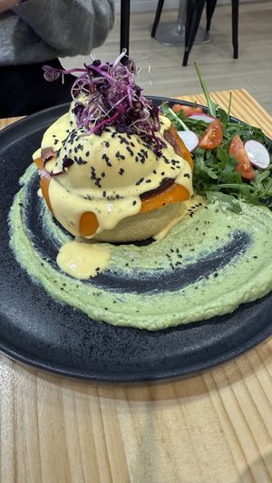 eggcellent👌 amazing texture and taste and awesome vibes! will definitely come back for more!  at Asante in Barcelona