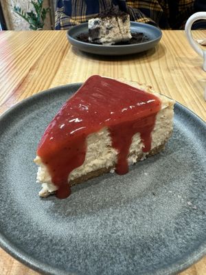 Erdbeerkäsekuchen  at Asante in Barcelona