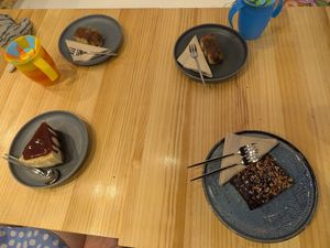 Desserts at Asante in Barcelona