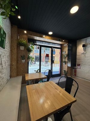 Bright clean restaurant at Asante in Barcelona