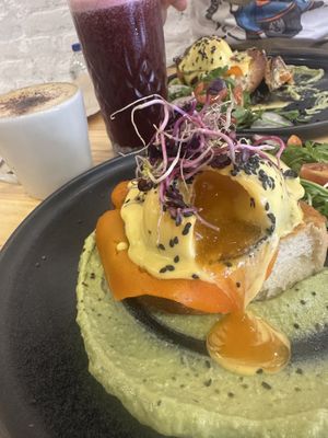 Eggs Benedict  at Asante in Barcelona