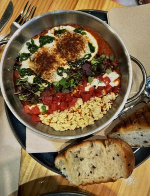 Incredible shakshuka   at Asante in Barcelona