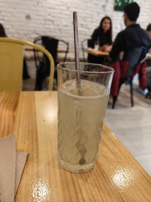Lemonade, very sweet at Asante in Barcelona