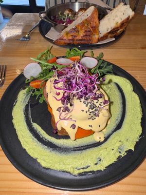 Egg Benedict at Asante in Barcelona