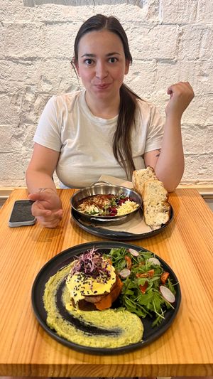 Eggs Benedict and Shakshuka at Asante in Barcelona