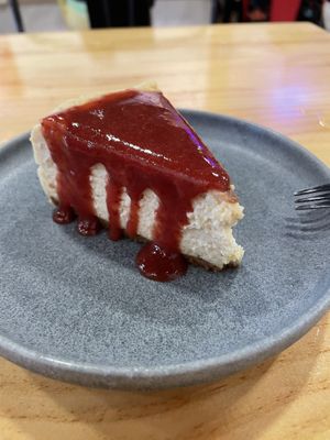 Strawberry cheesecake😡 at Asante in Barcelona
