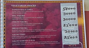 All vegan except the paneer at KAARVAN The Indian Kitchen in Tashkent