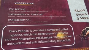First is vegan at KAARVAN The Indian Kitchen in Tashkent