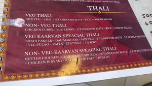 You can ask a vegan thali at KAARVAN The Indian Kitchen in Tashkent