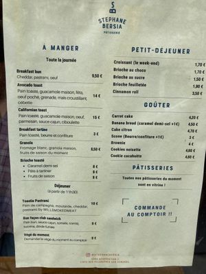  at Stéphane Bersia Pâtisserie in Paris