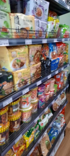 Vegan products at Chay Mart in Newtown