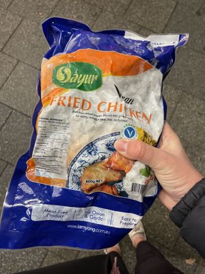 Best vegan chicken !  at Chay Mart in Newtown