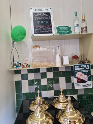 Granita at Gelateria Paganelli in Milan